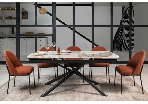 Стул M-110 терракотовый+черный - Фото №2