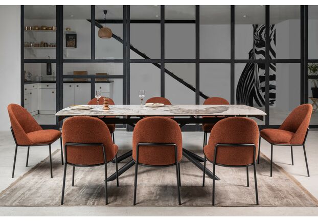 Стул M-110 терракотовый+черный - Фото №2