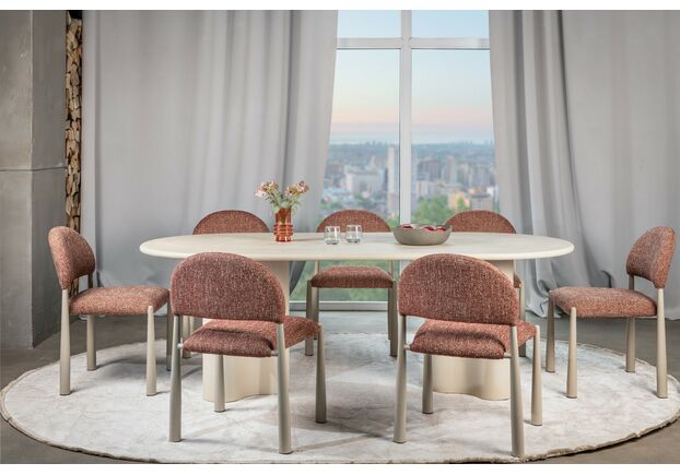 Стілець M-125 чилі+кремовий - Фото №2