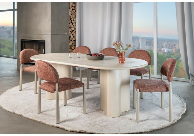 Стілець M-125 чилі+кремовий - Фото №2