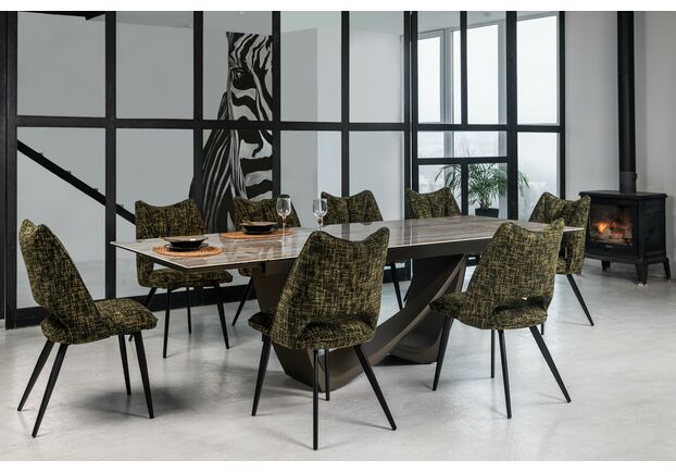 Стул M-217 форест+чёрный - Фото №2