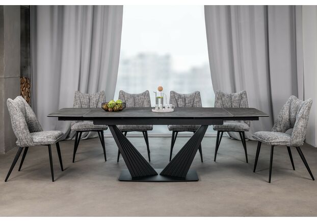 Фото №2. Стул M-217 гаванна+чёрный - Meblistico Стул M-217 гаванна+чёрный - Фото №2