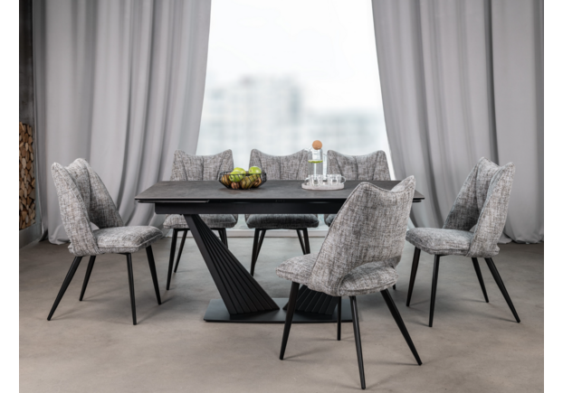 Фото №2. Стул M-217 гаванна+чёрный - Meblistico Стул M-217 гаванна+чёрный - Фото №2