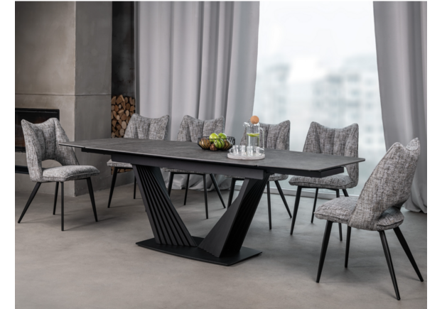 Фото №2. Стул M-217 гаванна+чёрный - Meblistico Стул M-217 гаванна+чёрный - Фото №2