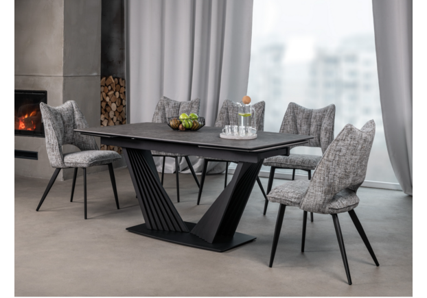 Фото №2. Стул M-217 гаванна+чёрный - Meblistico Стул M-217 гаванна+чёрный - Фото №2