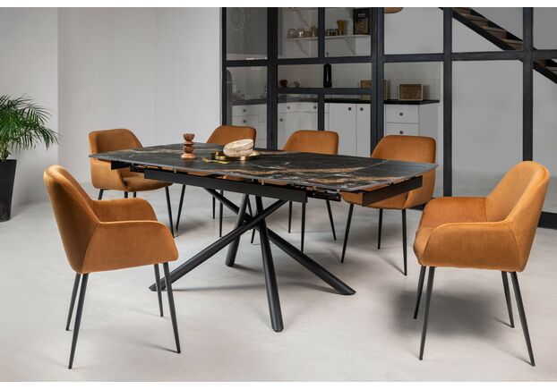 Стул M-220 карамель+чорний - Фото №2