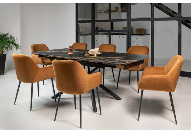 Стул M-220 карамель+чорний - Фото №2