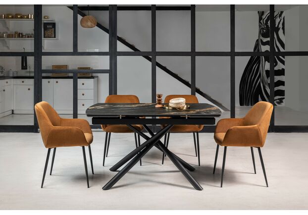 Стул M-220 карамель+чорний - Фото №2