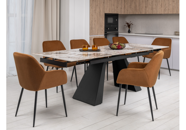 Стул M-220 карамель+чорний - Фото №2