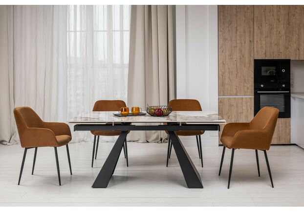 Стул M-220 карамель+чорний - Фото №2