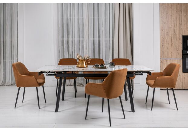 Стул M-220 карамель+чорний - Фото №2