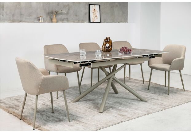 Стілець M-220 макадамія+капучино - Фото №2