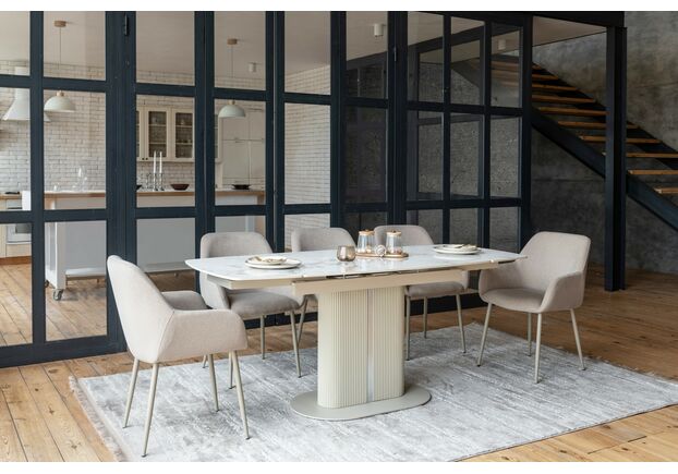 Стілець M-220 макадамія+капучино - Фото №2