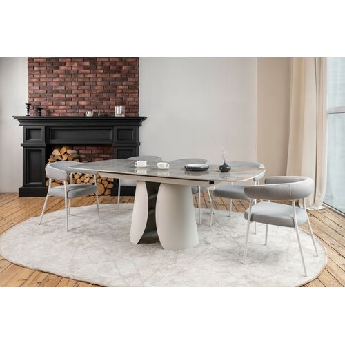 Стул M-230 устричный+белый - Фото №12