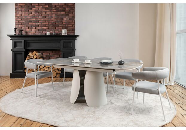 Стул M-230 устричный+белый - Фото №2