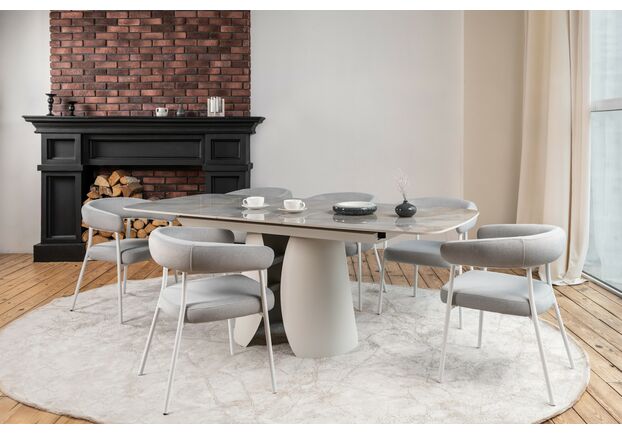 Стул M-230 устричный+белый - Фото №2