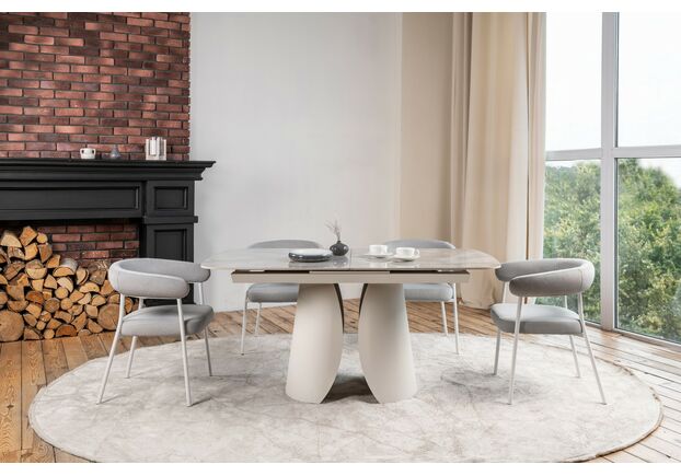 Стул M-230 устричный+белый - Фото №2