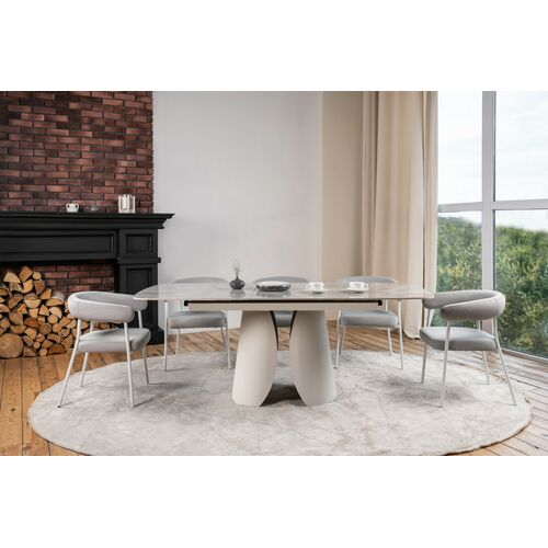 Стул M-230 устричный+белый - Фото №16