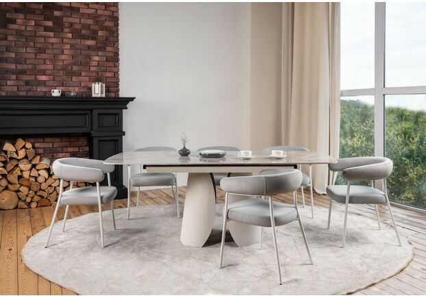 Стул M-230 устричный+белый - Фото №2