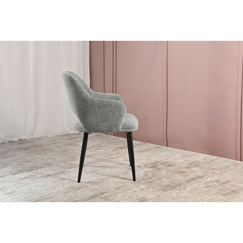 Стілець M-234 холодний сірий+чорний - Фото №13