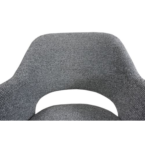 Стілець M-234 холодний сірий+чорний - Фото №6