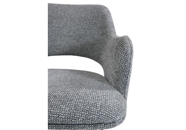 Стілець M-234 холодний сірий+чорний - Фото №2