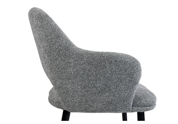 Стілець M-234 холодний сірий+чорний - Фото №2