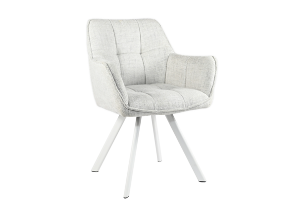 Фото №1. Стул M-235 снежно-белый+белый - Meblistico Стул M-235 снежно-белый+белый - Фото №1