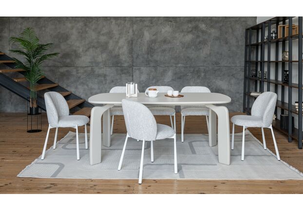 Стілець M-238 клауд+білий - Фото №2