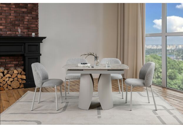 Стілець M-238 клауд+білий - Фото №2