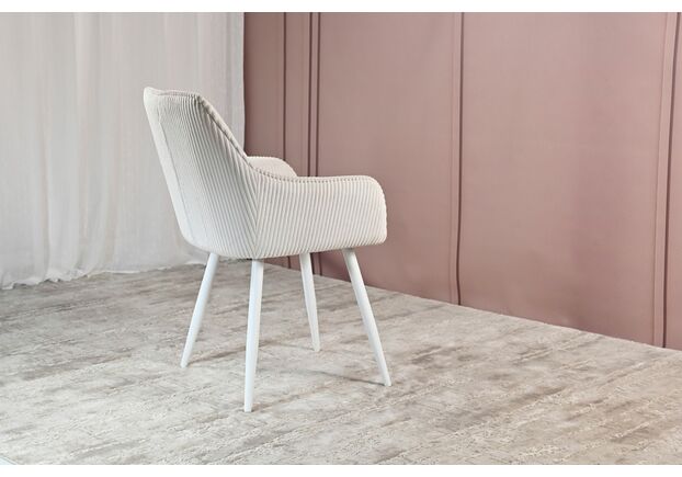 Стілець M-240 білий антік+білий - Фото №2