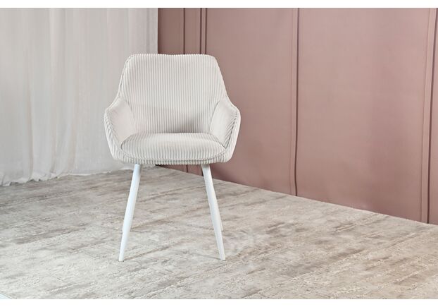 Стілець M-240 білий антік+білий - Фото №2