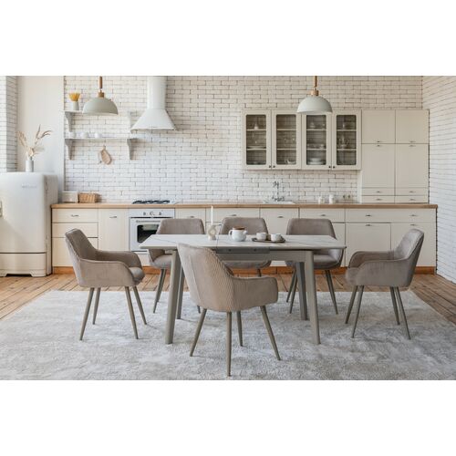 Стілець M-240 мигдаль+капучино - Фото №18