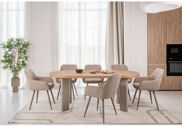 Стілець M-240 мигдаль+капучино - Фото №2