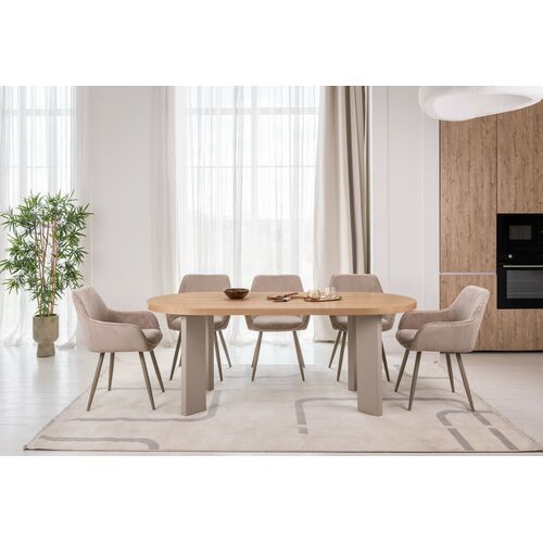 Стілець M-240 мигдаль+капучино - Фото №20