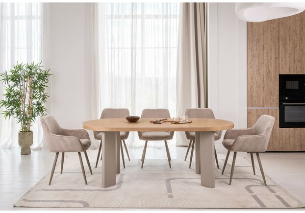 Стілець M-240 мигдаль+капучино - Фото №2