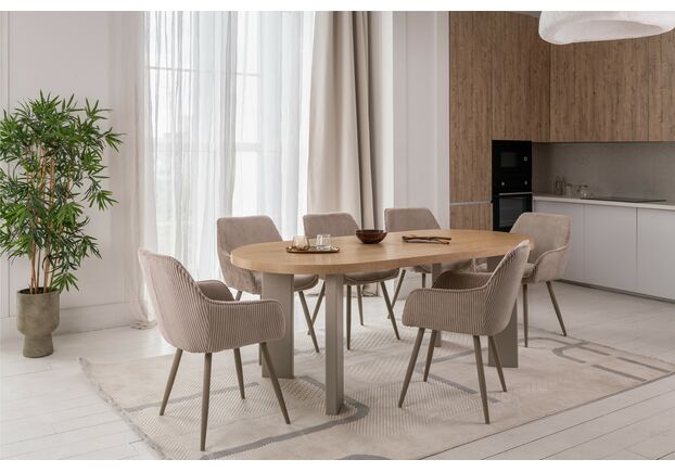 Стілець M-240 мигдаль+капучино - Фото №2