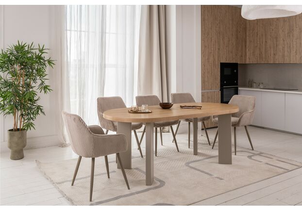 Стілець M-240 мигдаль+капучино - Фото №2