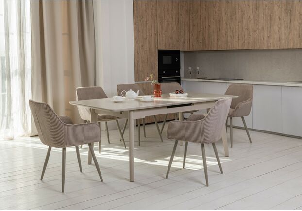 Стілець M-240 мигдаль+капучино - Фото №2