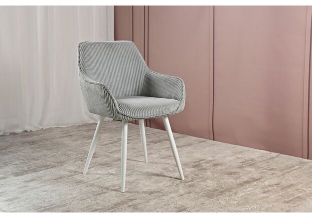 Фото №2. Стул M-240 сивый+белый - Meblistico Стул M-240 сивый+белый - Фото №2