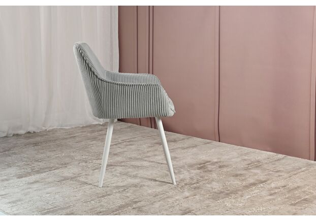 Фото №2. Стул M-240 сивый+белый - Meblistico Стул M-240 сивый+белый - Фото №2