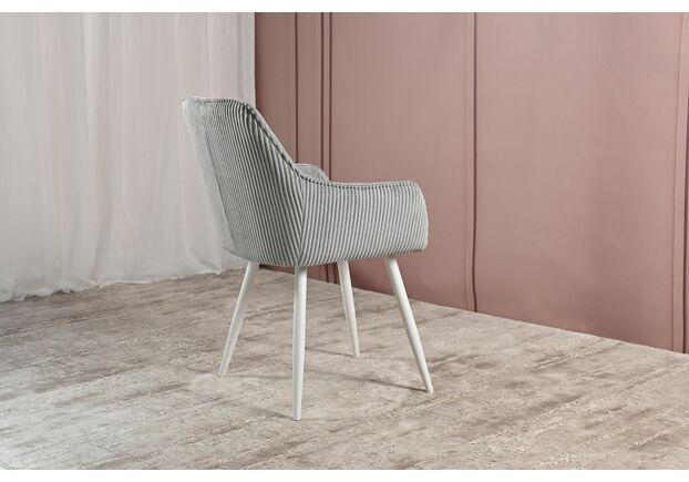 Фото №2. Стул M-240 сивый+белый - Meblistico Стул M-240 сивый+белый - Фото №2