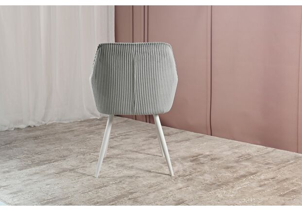 Фото №2. Стул M-240 сивый+белый - Meblistico Стул M-240 сивый+белый - Фото №2