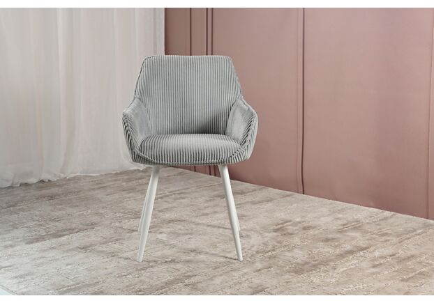 Фото №2. Стул M-240 сивый+белый - Meblistico Стул M-240 сивый+белый - Фото №2