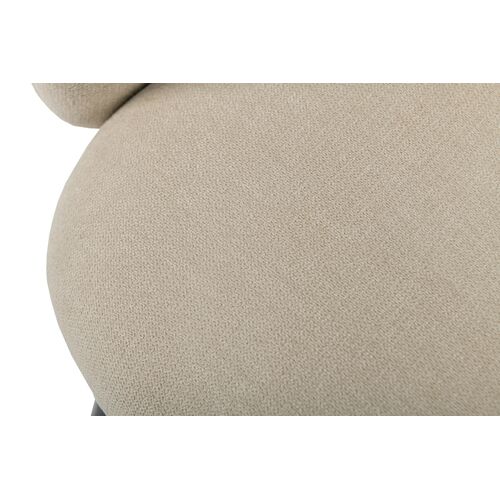 Стілець M-242 кокосове молоко+чорний - Фото №11