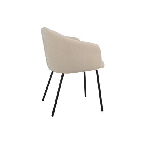 Стілець M-242 кокосове молоко+чорний - Фото №2