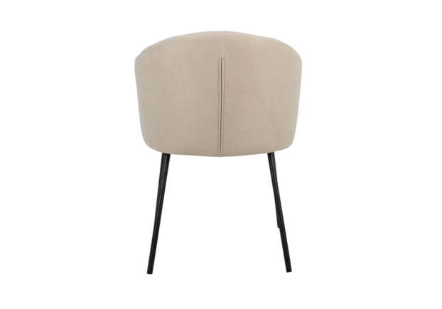 Стілець M-242 кокосове молоко+чорний - Фото №2