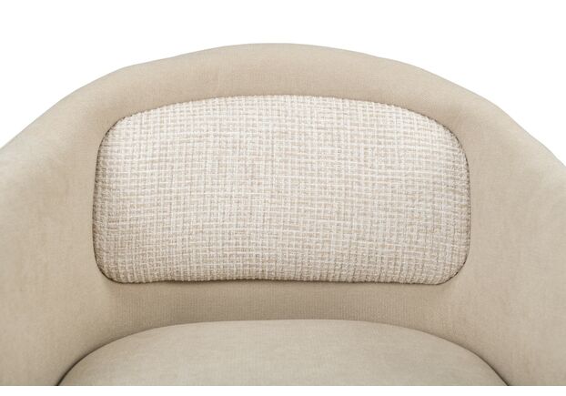 Стілець M-242 кокосове молоко+чорний - Фото №2