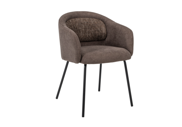 Стілець M-242 шоколадний+чорний - Фото №1