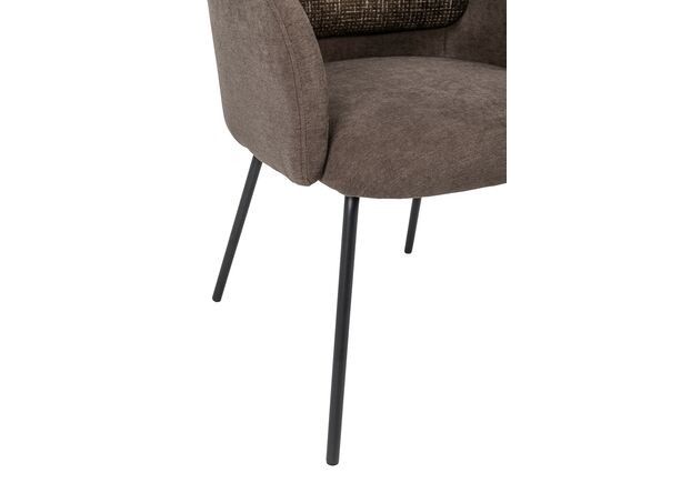 Стілець M-242 шоколадний+чорний - Фото №2